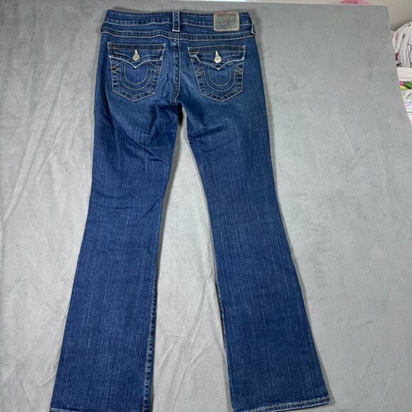 True Religion Becky Bootcut Flap Pockets Jeans Made in USA size 27 - Picture 7 of 10